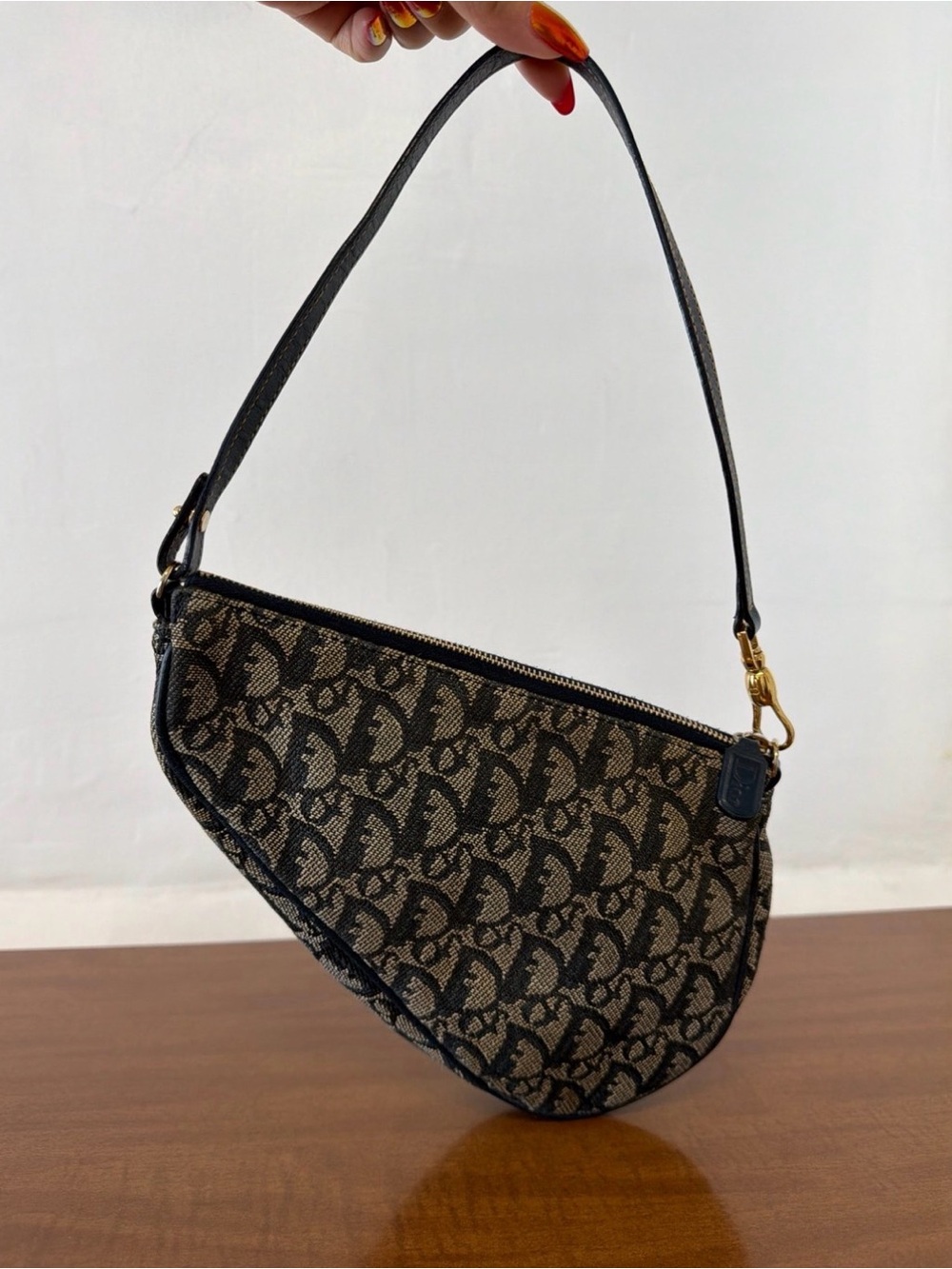 Dior Trotter Saddle Bag vintage